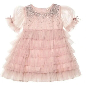 Tutu Du Monde Dress color Petal size 6-12 Months